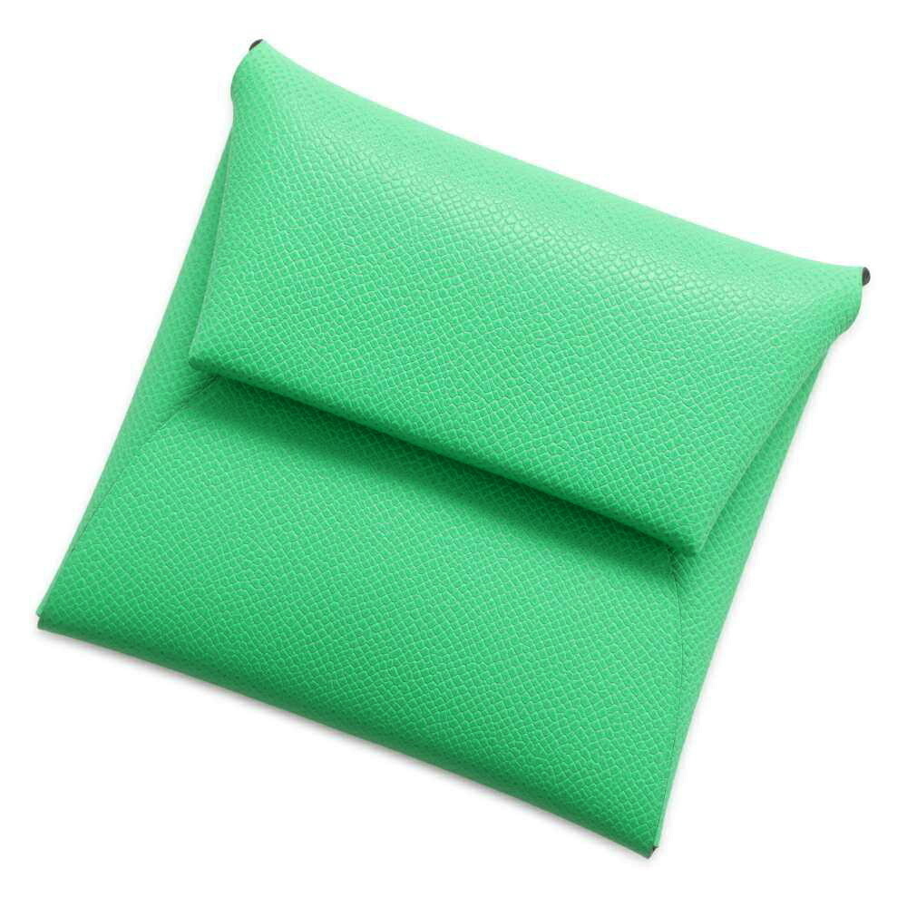 Hermes Bastia Vaud Madame Coin Case Vert Comic